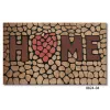 Printed HOME Series Pineapple patterned anti-slip floor MATS and door MATS for entering and leaving the house Specification image